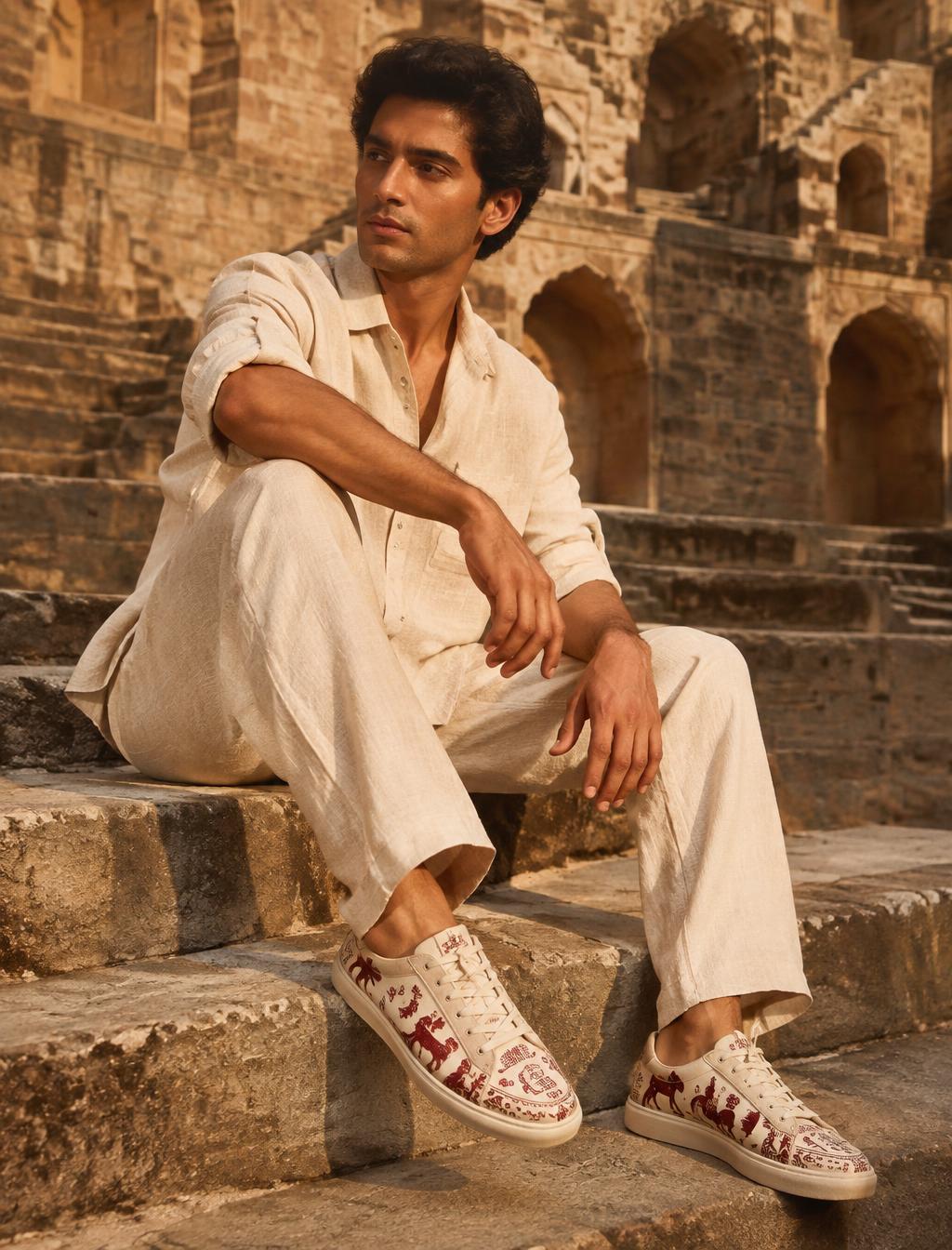KADAM worn at a stepwell